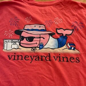 Vineyard Vines Americana Beach Whale Size XS